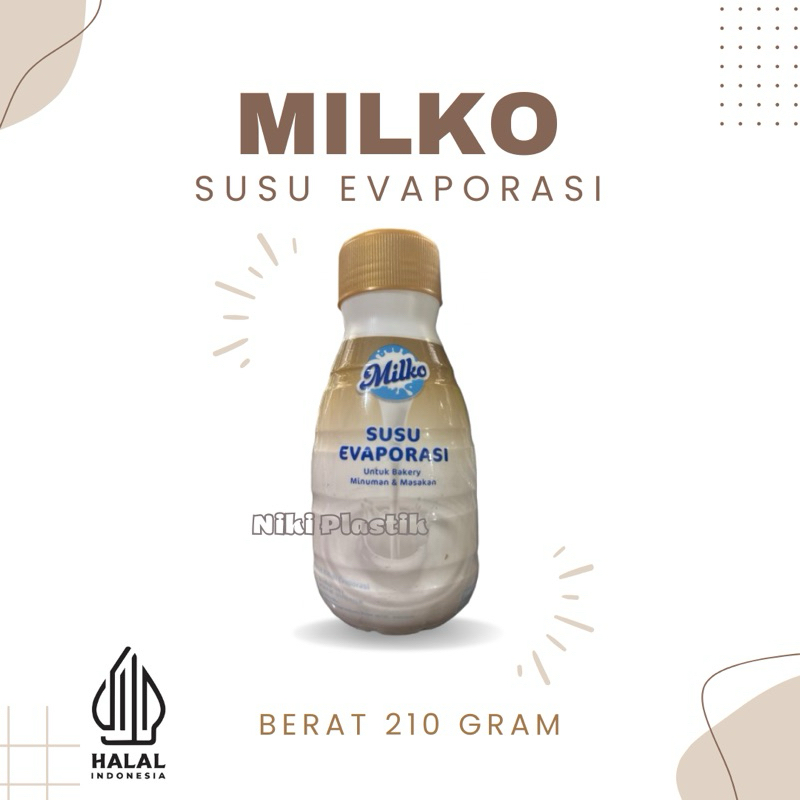 

Milko Susu Evaporasi 210gram | Kemasan Botol