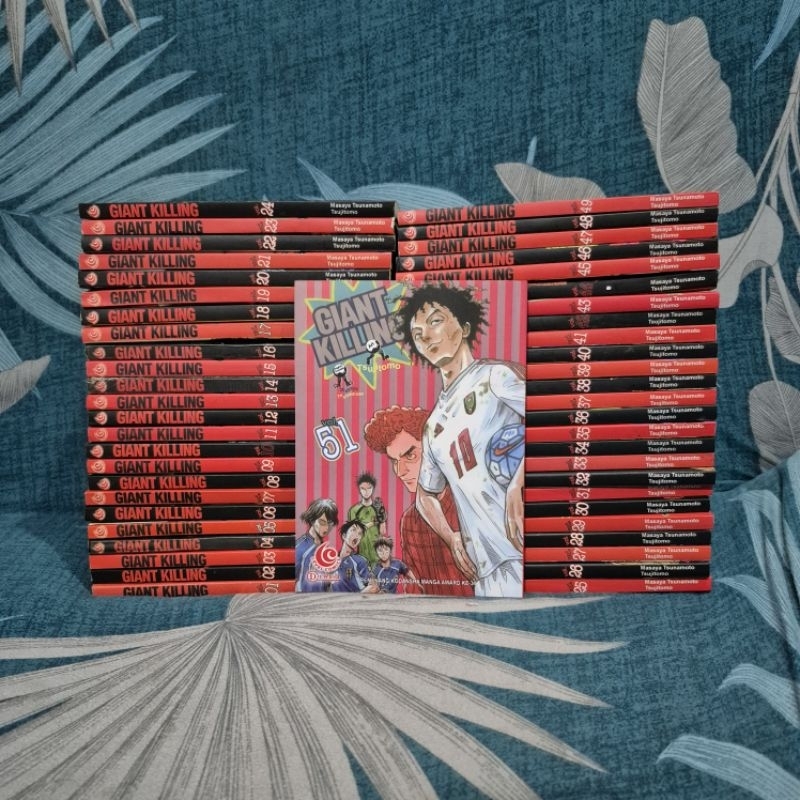 Paket Komik Giant Killing Vol 1-49 Bonus Vol 51 Total 50 Buku Set Fulset Fullset Lengkap