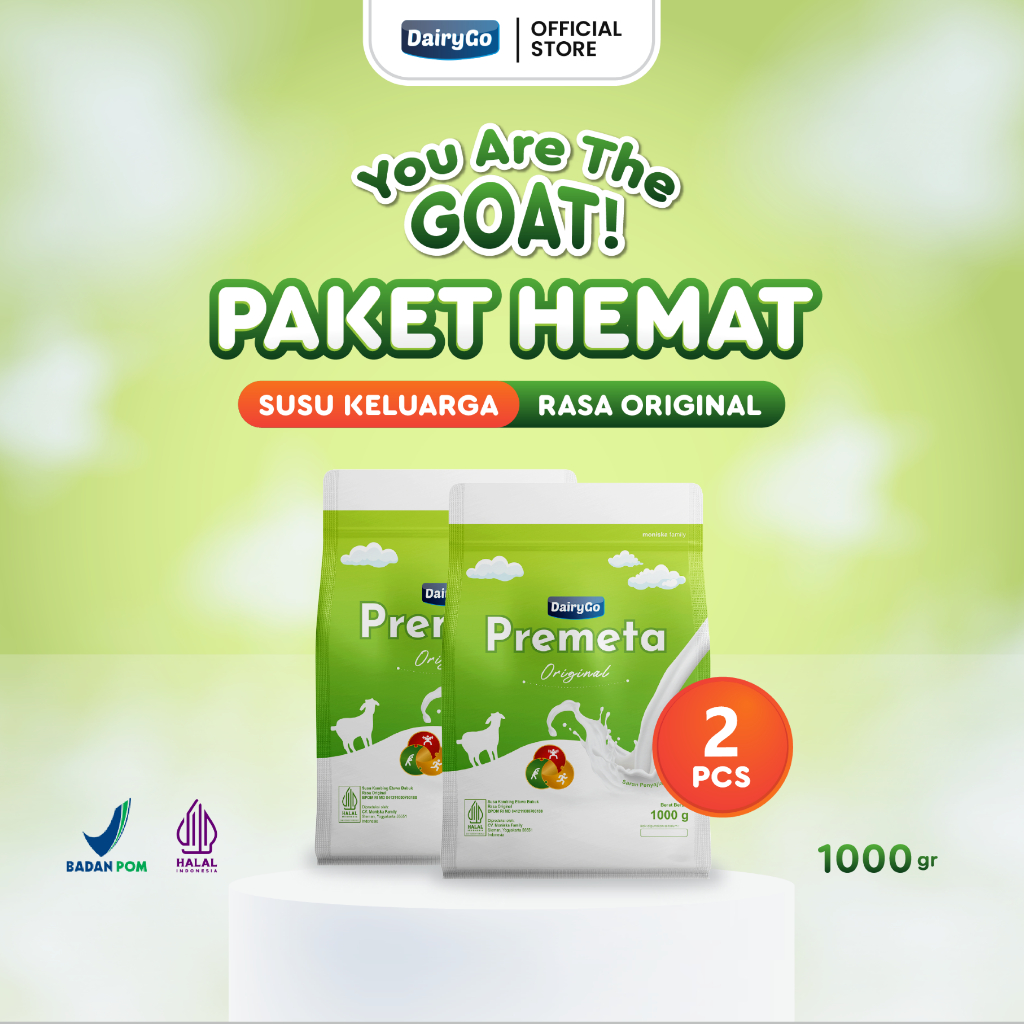 

Susu Kambing Etawa Bubuk 1kg Original Paket 2x / Mengobati Asma Infeksi Paru-Paru TBC Masalah Pernapasan