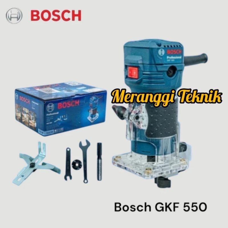 id4077 Mesin router profil Bosch GKF 550 trimmer trimer