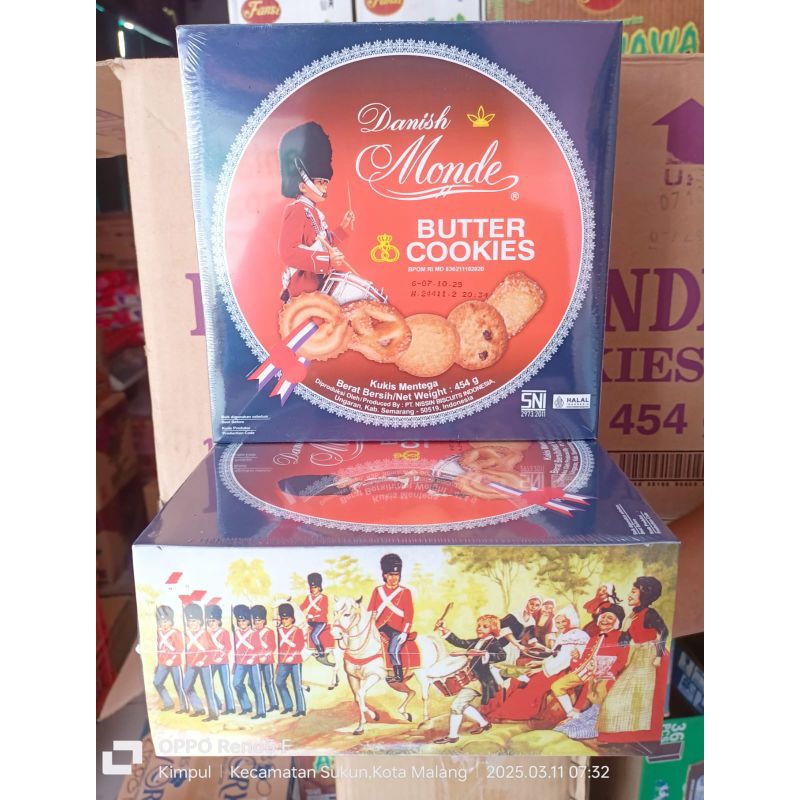 DANISH MONDE BUTTER COOKIES KALENG 454 gr/ jajanan lebaran/ termurah/ PROMO/ PREMIUM