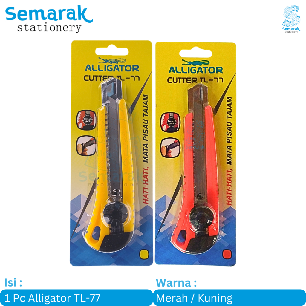 

Alligator TL-77 Cutter Besar Dengan Pengunci Putar - Kuning / Merah