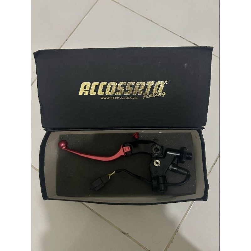 master kopling kiri master rem kiri tromol accosato clutch ukuran 24mm warna silver hitam biru orang