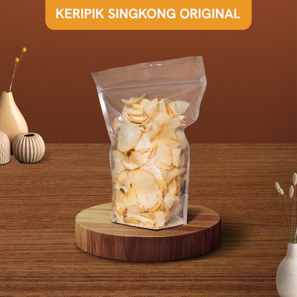 

KERIPIK SINGKONG ORIGINAL, PEDAS, BALADO MANIS