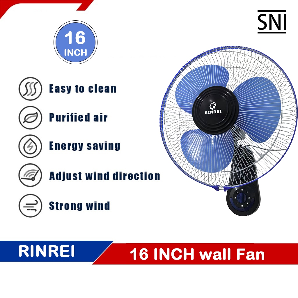 COD Kipas Angin Dinding Wall Fan 12 Inch 16 Kencang Garansi Jumbo Tornado Besi Gmc -Gmc 516 Produk L