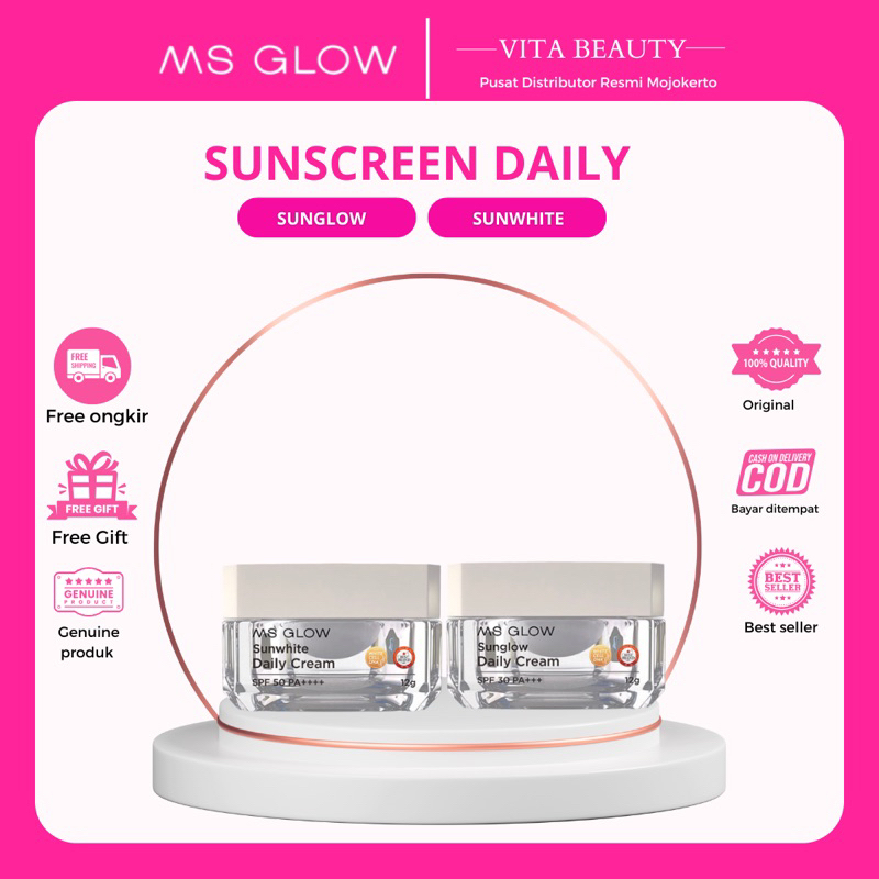 SUN GLOW || SUN WHITE SUNSCREEN || BB CREAM|| BB CICA || BB CREAM MS GLOW ORI BERBARCODE