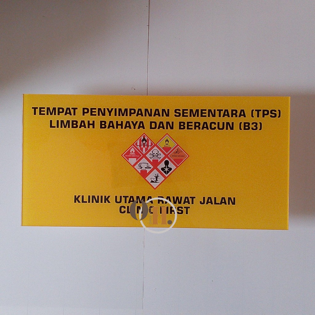 

Akrilik Custom Tempat Penyimpanan Sementara - TPS - Limbah Berbahaya dan Beracun - B3