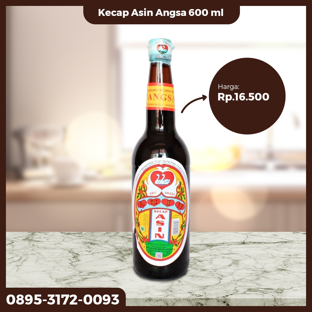

Kecap Asin Angsa 600Ml / Kecap Asin / Bumbu Masak