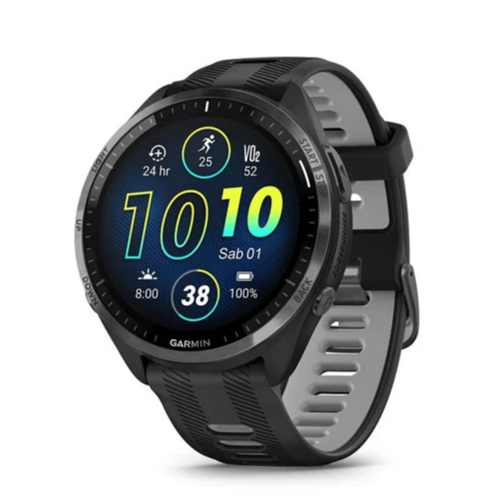 GARMIN Forerunner 965 Black - Smartwatch Jam Tangan GPS Olahraga Triatlon Kode 28472
