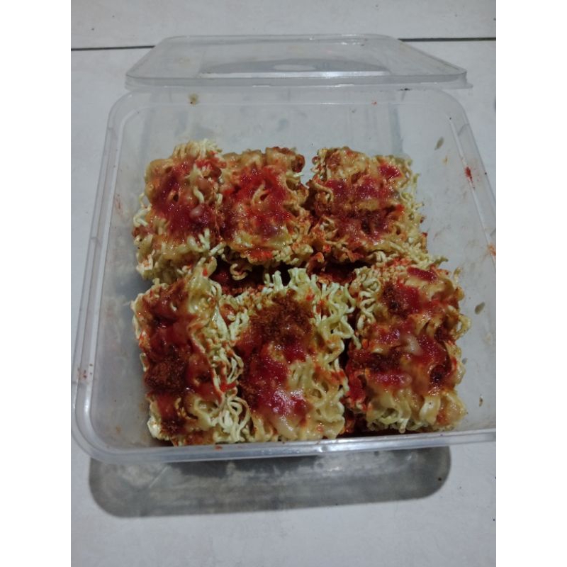 

mie kriting balado pedas asin