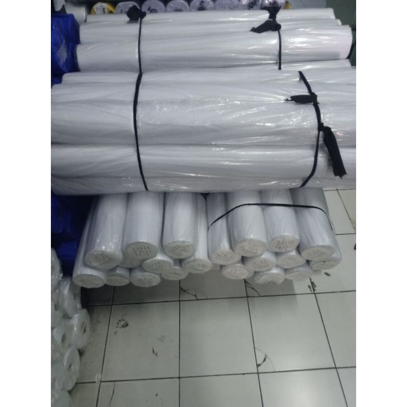 kain keras interlining fisline kodok tipis lem kodok