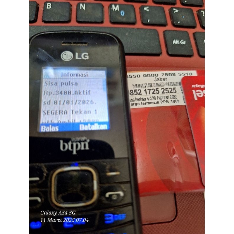 Nomor Cantik Kartu AS Triple AB ABABAB Telkomsel