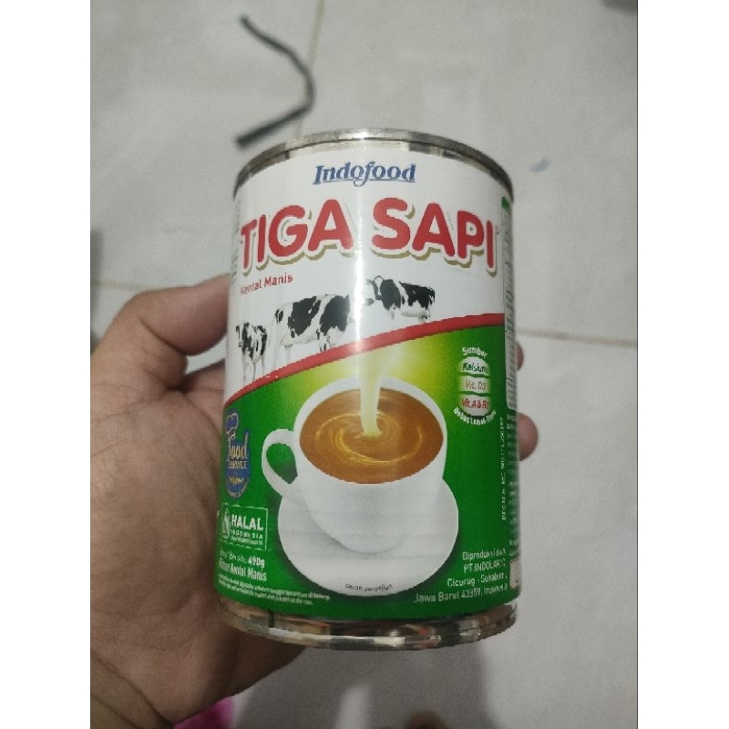 

SUSU TIGA SAPI KALENG 490G