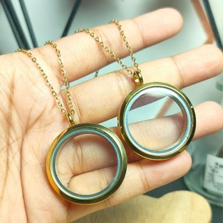 Liontin / Gold Pendant Locket Round 3 cm