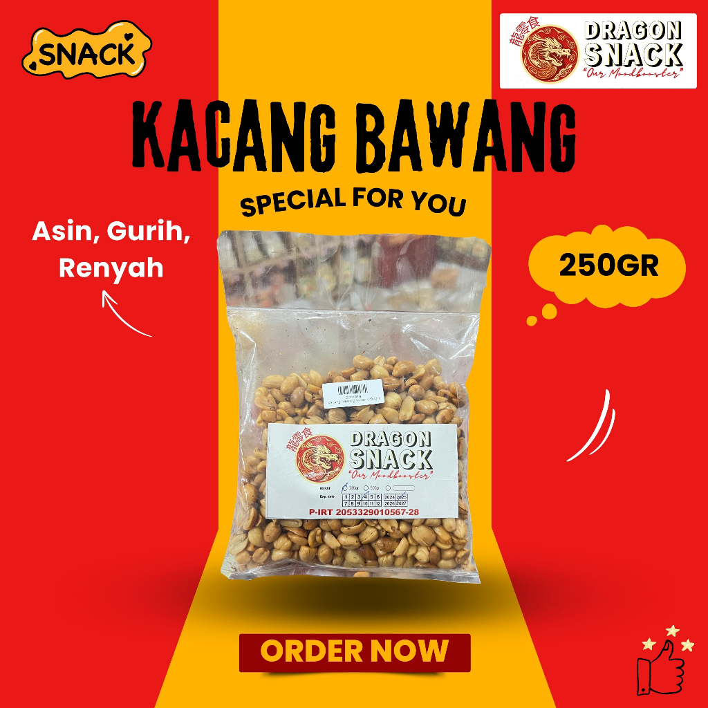 

KACANG BAWANG 250GR (DRAGON SNACK)