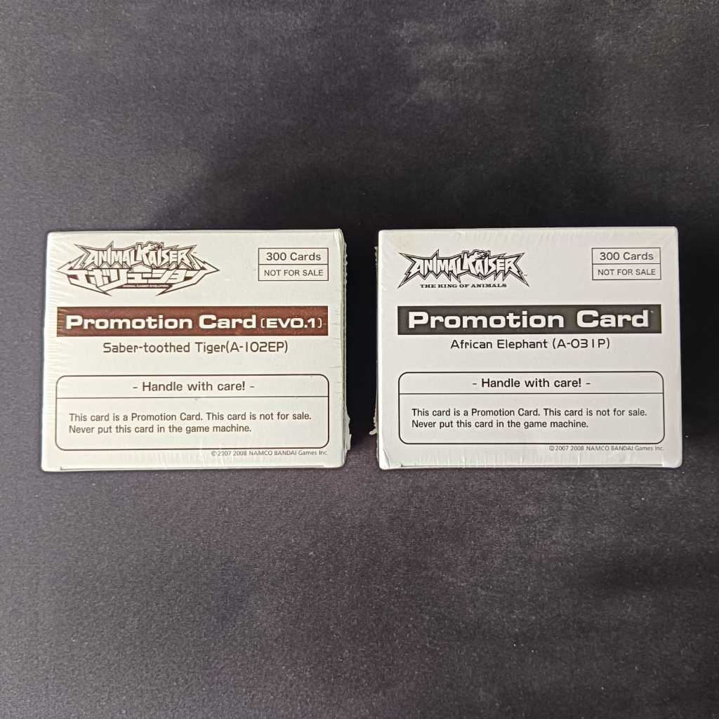 Sealed Pack Animal Kaiser 300 Promotion Cards Saber-toothed Tiger / African Elephant ORIGINAL