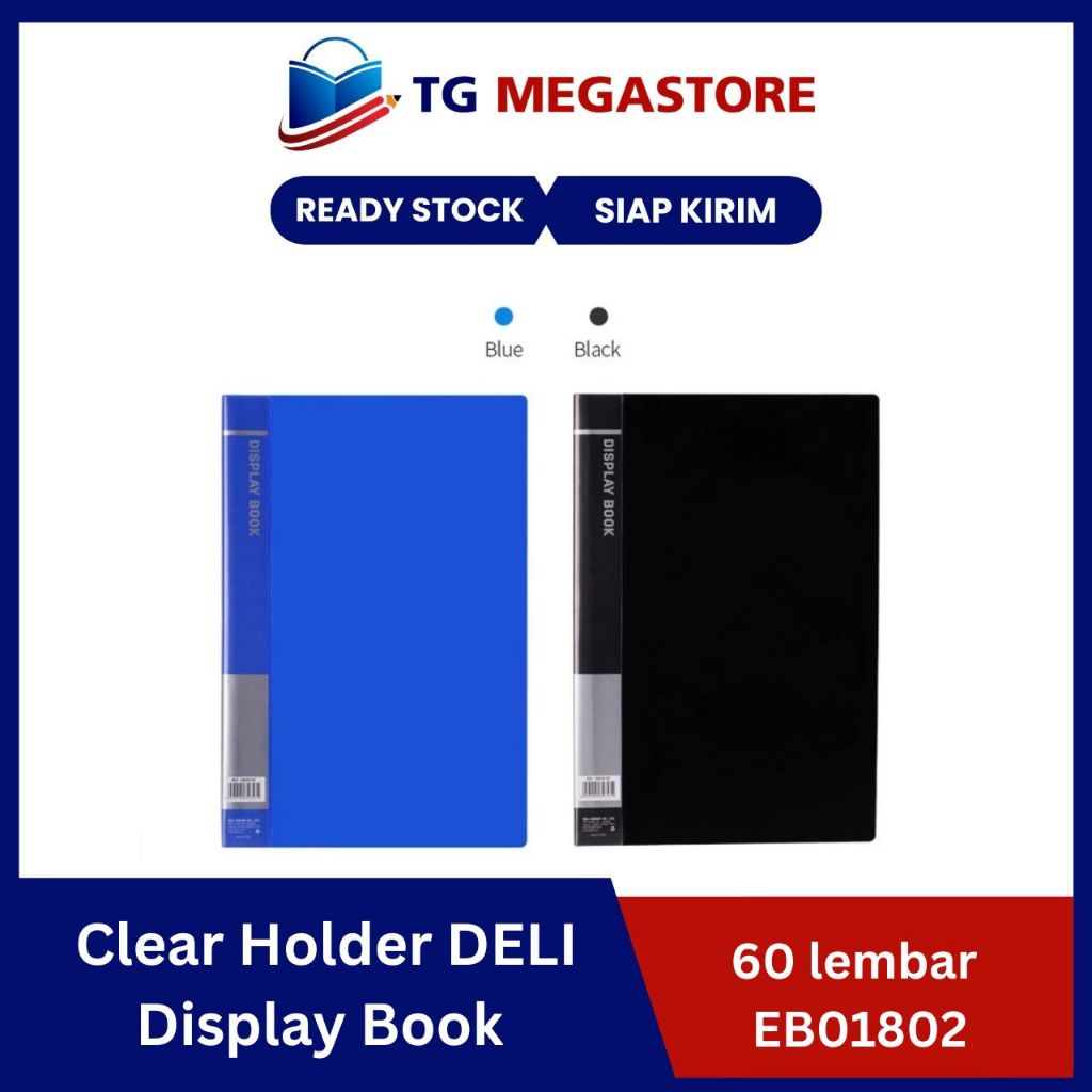

Clear Holder DELI Display Book 60 lembar - EB01802
