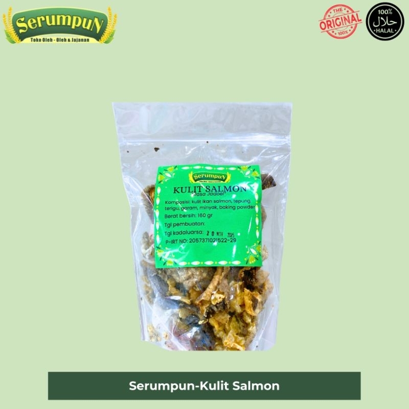 

Kulit Salmon Serumpun | Fish Skin | Snack Fish Skin | Oleh-Oleh Khas Makassar