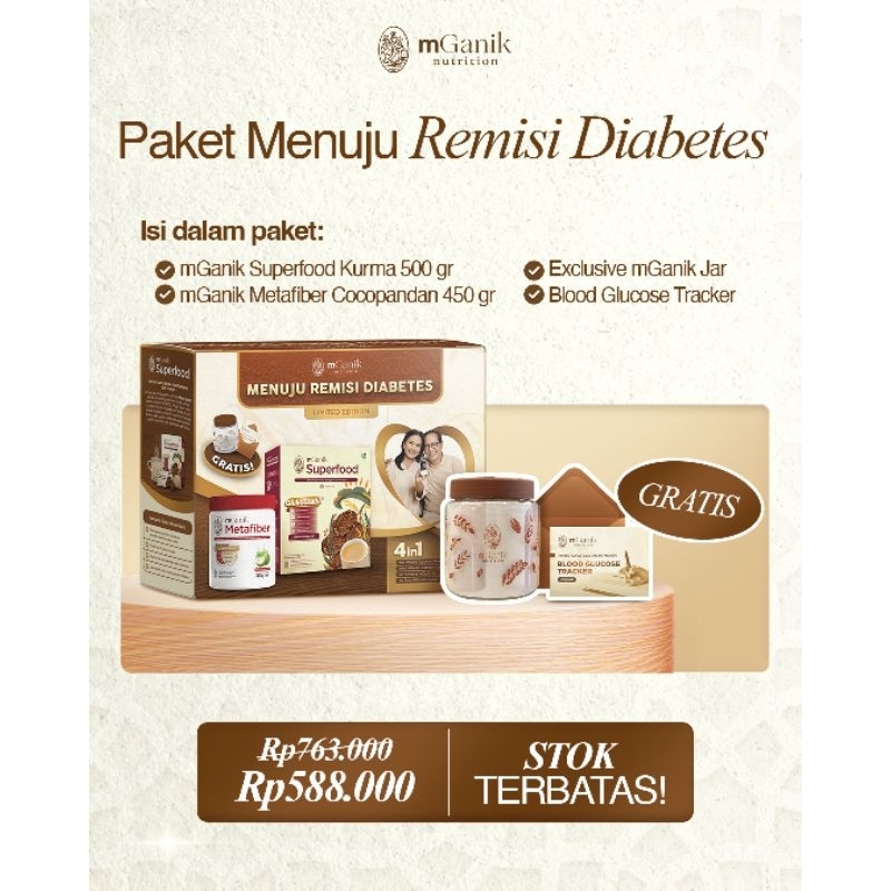 

MGANIK METAFIBER DAN MGANIK SUPERFOOD 100% ORIGINAL - UNTUK DIABETES / KENCING MANIS