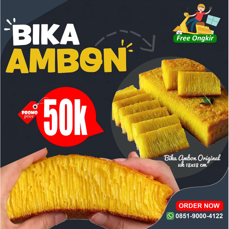 

Bika Ambon Original uk 18x18