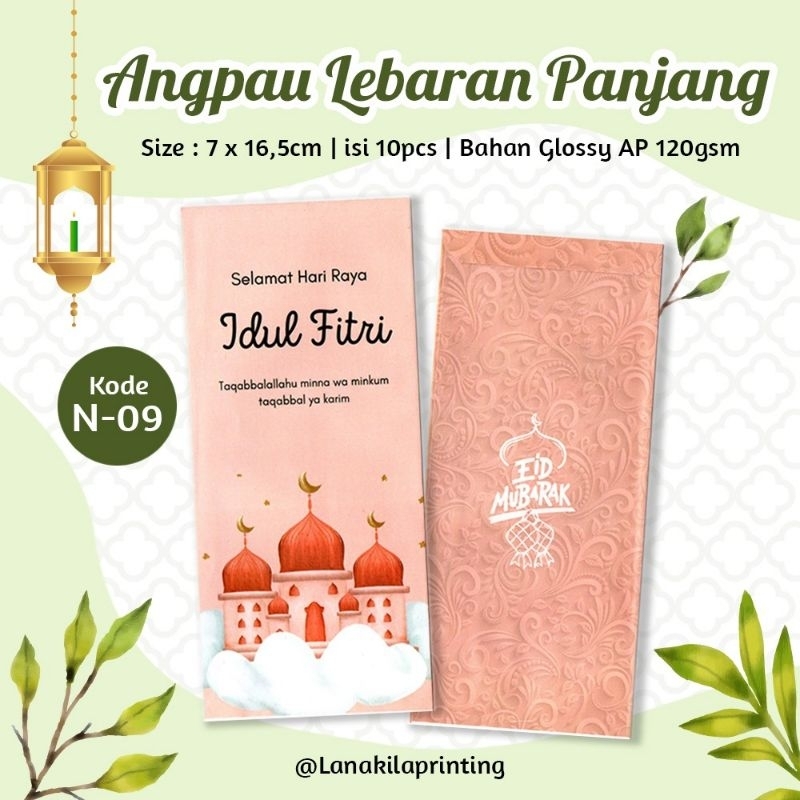 

ISI 10 PCS KODE N09 AMPLOP ANGPAU ANGPAO LEBARAN