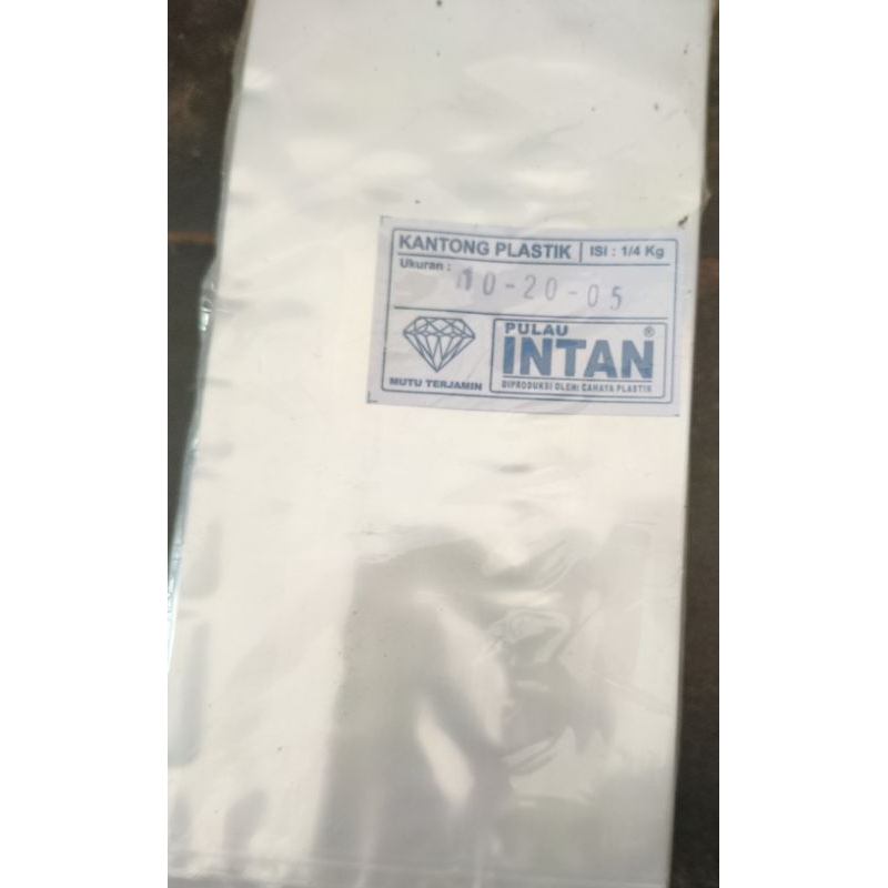 kantong plastik merk dollar, Intan 10x20-05