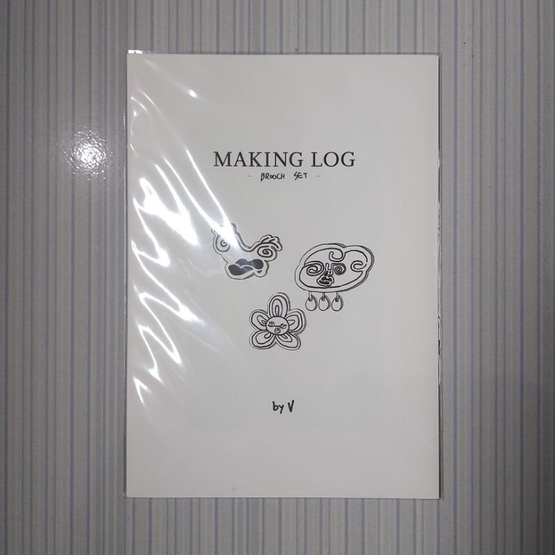 MAKING LOG BROOCH V TAEHYUNG BTS