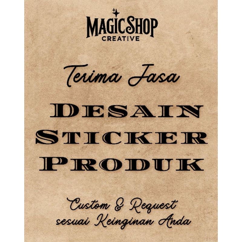 

Jasa Desain Sticker Produk
