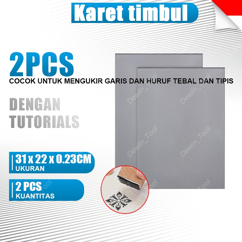 

SCULPFUN⭐Karet Laser/Karet Timbul⭐31*22*0.23CM Cocok untuk tinta stempel berbahan dasar minyak