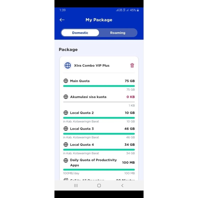 perdana xl combo vip plus discon 90% sudah dipaketkan