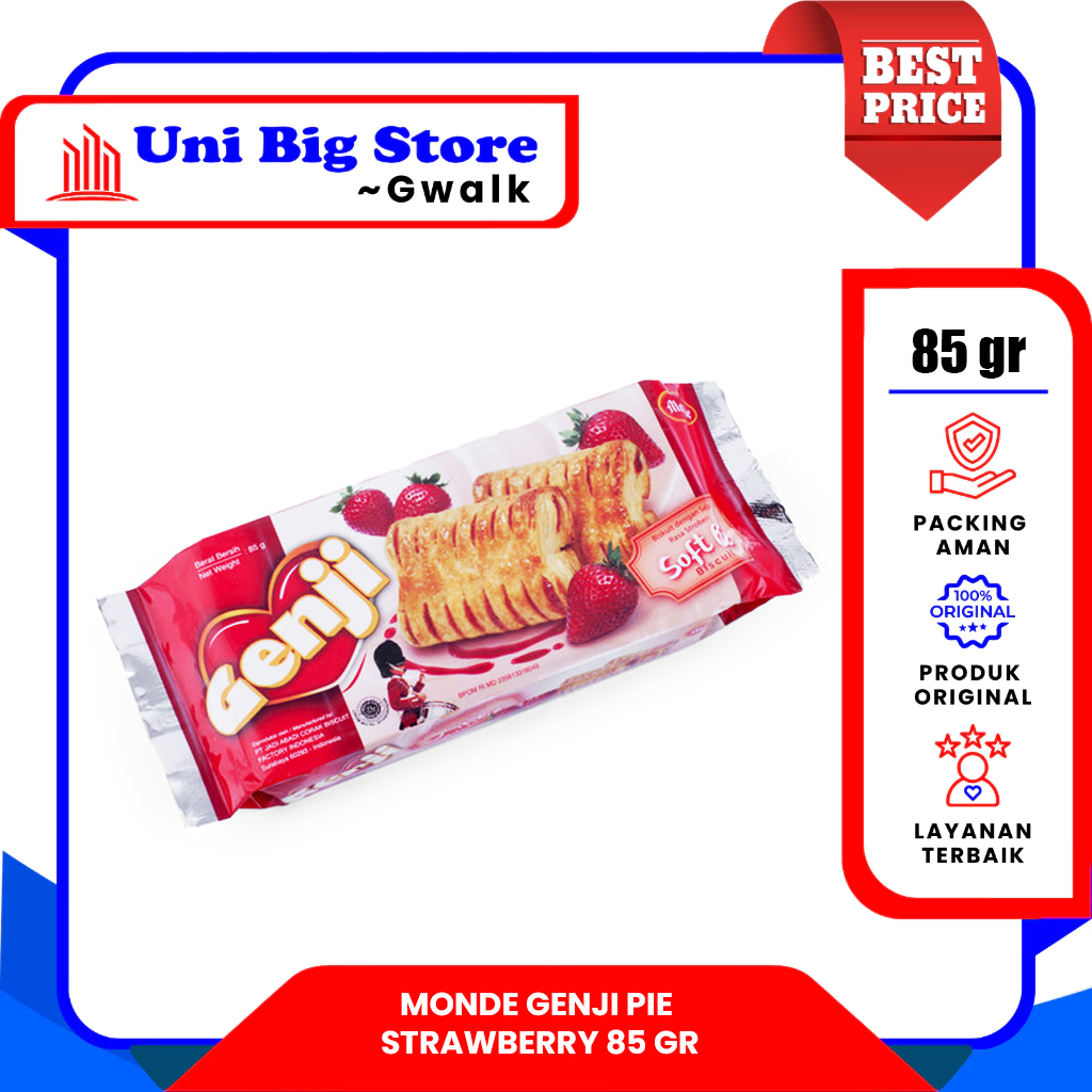 

MONDE GENJI PIE STRAWBERRY - 85 gr