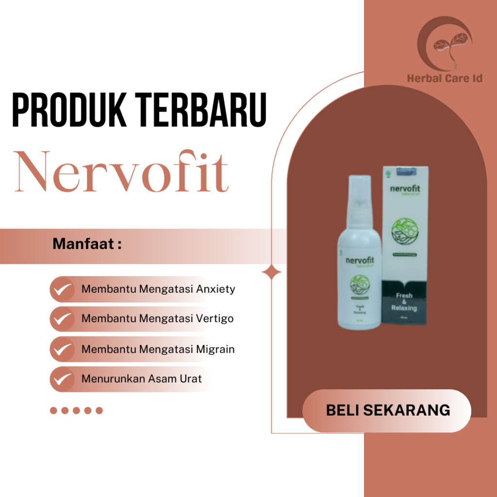 Minyak saraf kejepit, Membantu mengatasi anxiety NERVOFIT Natural Oil
