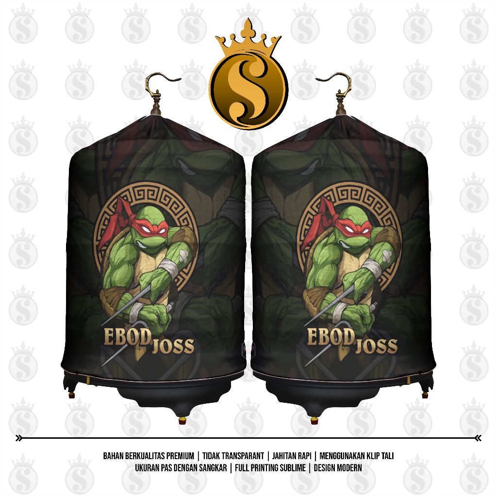 KERODONG FULL PRINTING SANGKAR MURAI - EBOD JOSS KURA