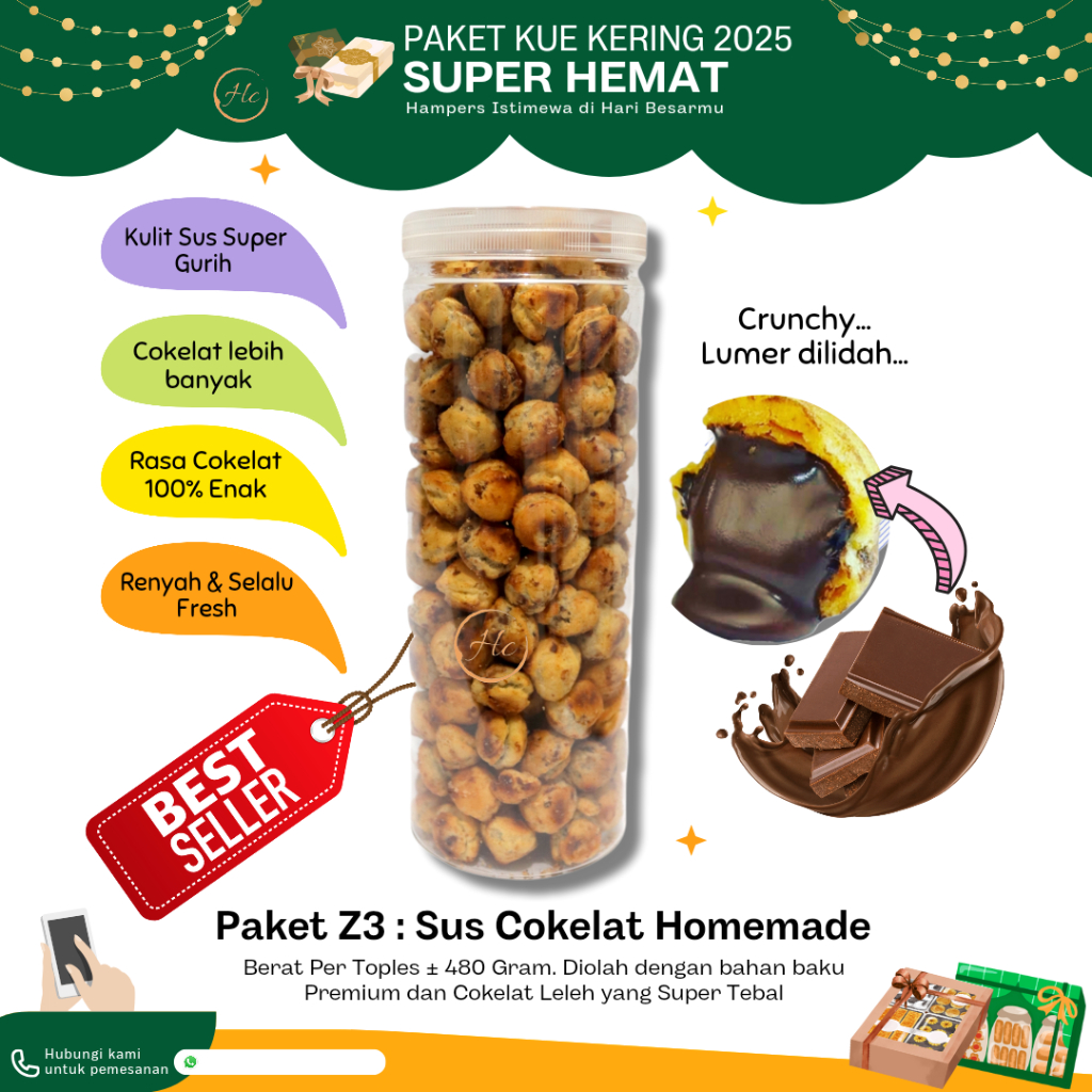 

Soes Coklat premium