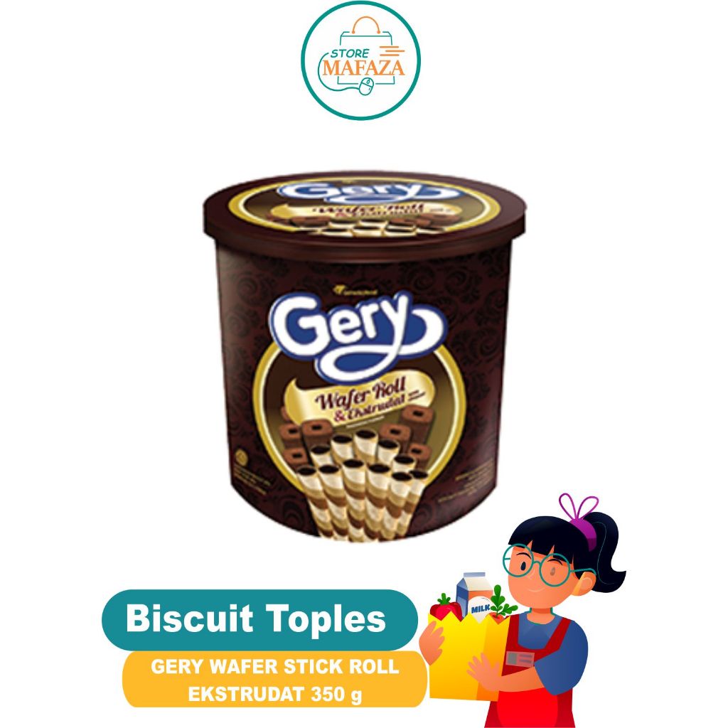 

GERY Biscuit Toples GERY WAFER STICK ROLL & EKSTRUDAT 350g