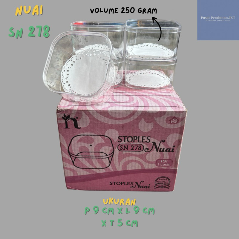 SALE!! TOPLES KUE KERING KOTAK 200-250 Gram / TOPLES KUE MURAH NUAI SN 278