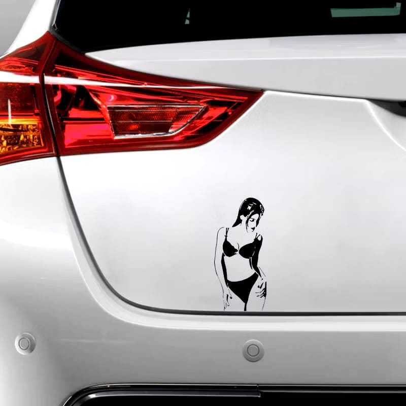 Cutting stiker lucu Wanita Sexy Variasi untuk Body Mobil atau Motor stiker vinyl berkualitas