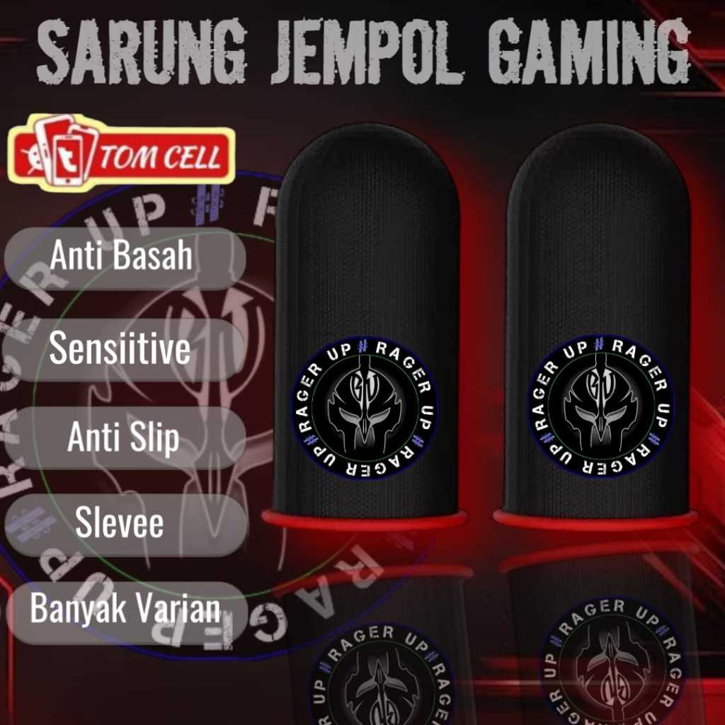 PROMO GRATIS ONGKIR Sarung Jempol Game Finger Slevee Anti Basah isi 2pcs Sarung Jempol Gaming Mobile