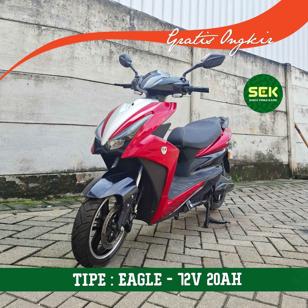 PROMO Motor Listrik Antelope Eagle, Cloud, Phantom, Elvis Termurah Gratis Ongkir Include Baterai