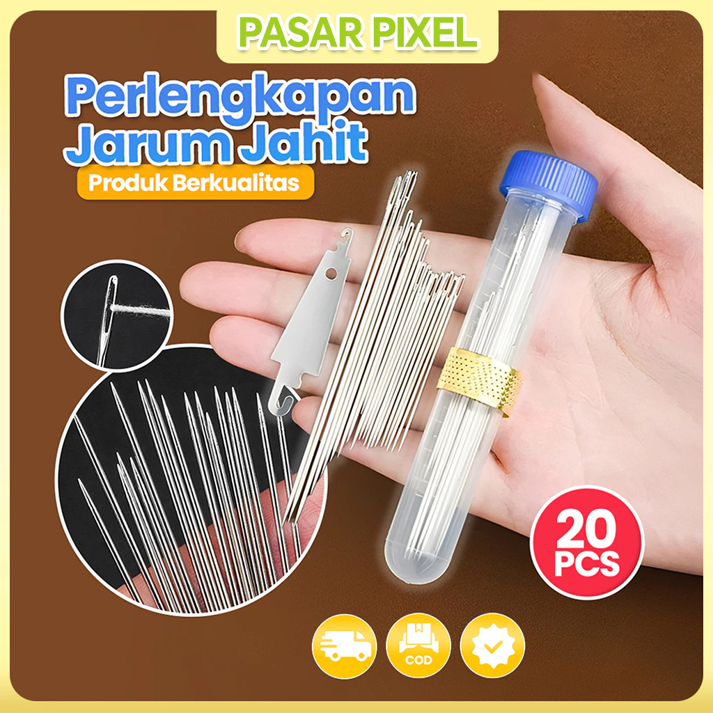 Jarum Jahit Tangan Diperpanjang, Jarum Panjang, Jarum Selimut Tebal Besar, Jarum Pakaian Jahit Tanga