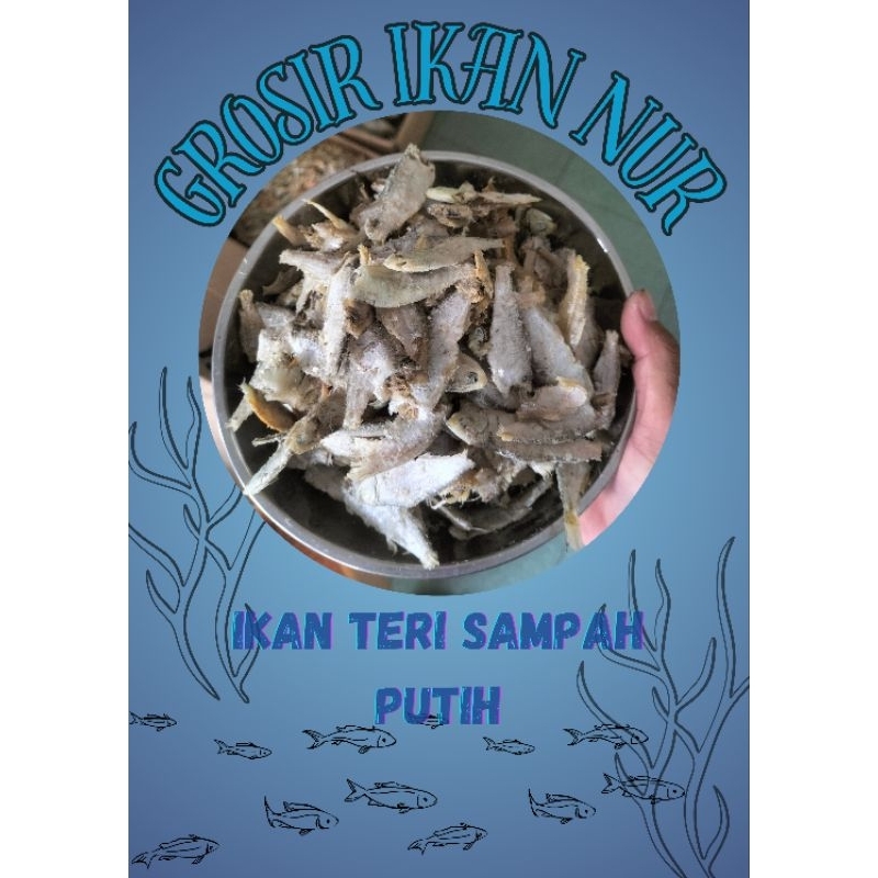 

Ikan Teri Sampah Putih/Rebus Putih Enak & tidak terlalu asin