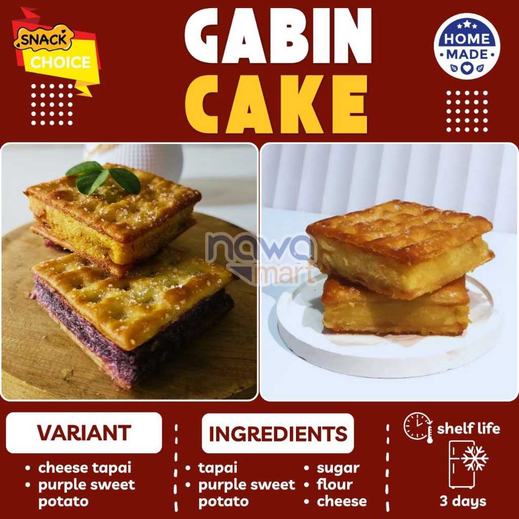 

Gabin Cake Tape & Ubi Homemade
