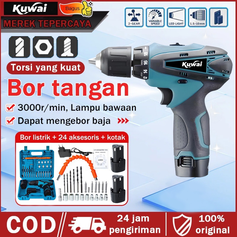 198Vf Mesin Bor Impact Drill (Tanpa Kabel) Bor Tanpa Kabel Bor Listrik Bor Tangan Listrik