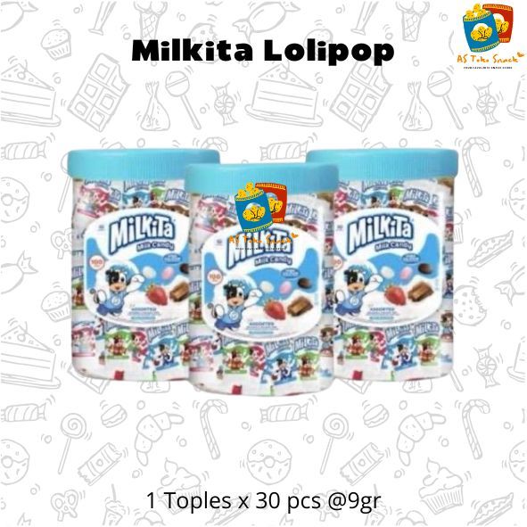 

Milkita Lolipop (1 Toples x 30pcs 9gr)