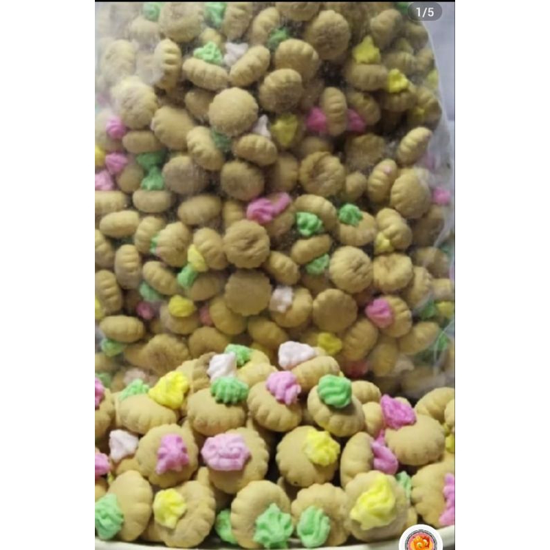 

1kg gem bunga warna warni