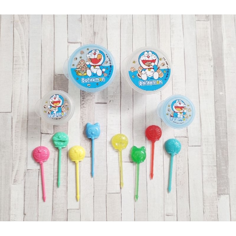 Sauce Cup Food Picks Tusben Doraemon Doremi Japan