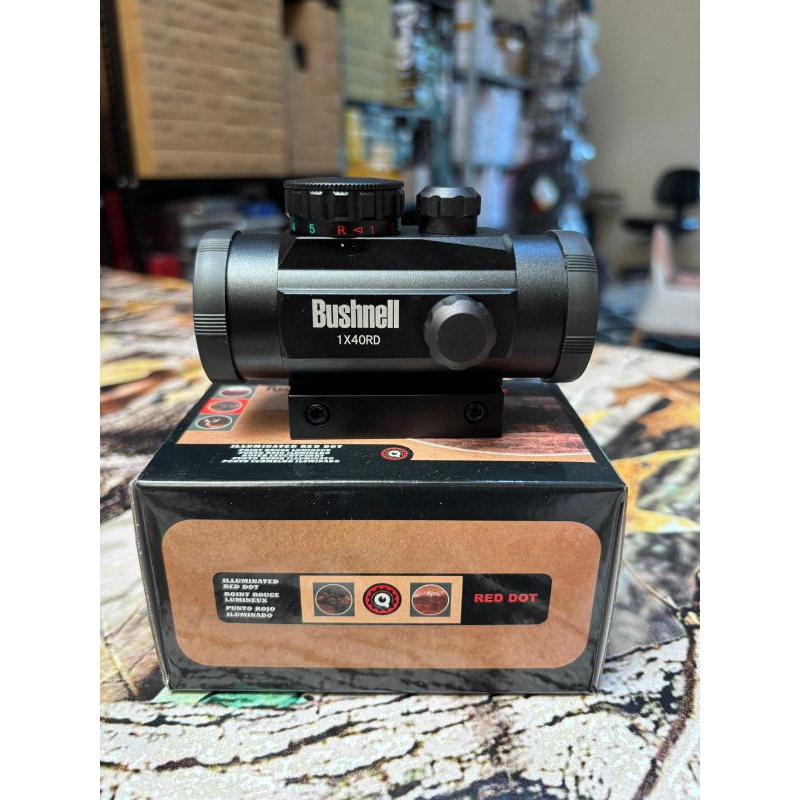 Reddot Bushnell 1x40 titik kecil teleskop red dot tahan getar