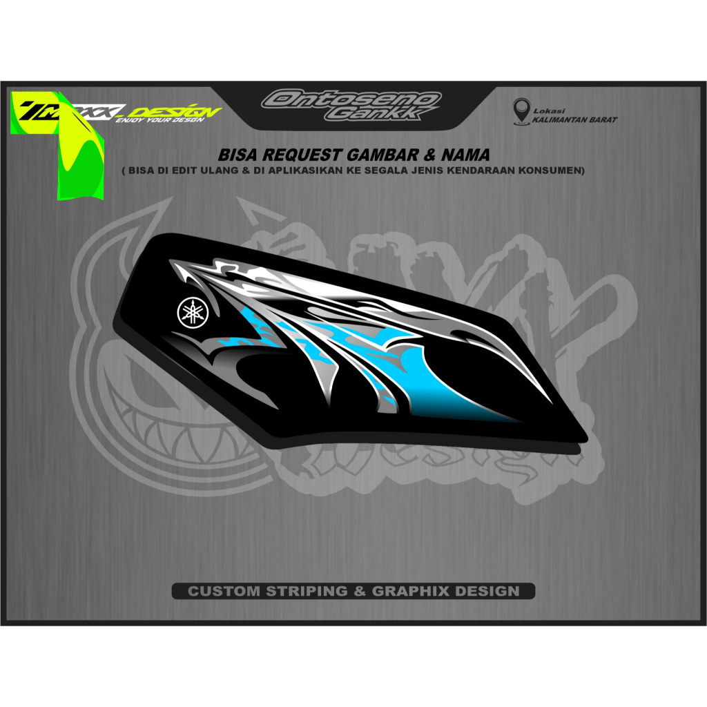 striping tangki rx king - sticker tangki rx king