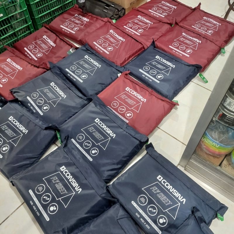 Flysheet 3x4 consina traptent bivak flysheet 3x4/3x3/3x2 meter waterproff