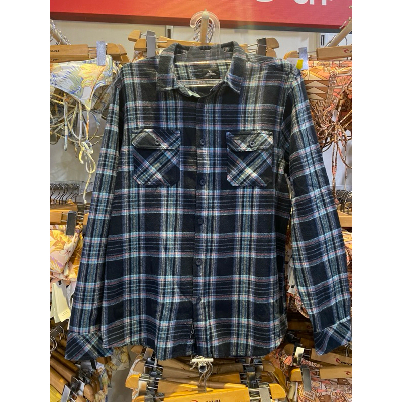 Kemeja flanel ripcurl original 100%